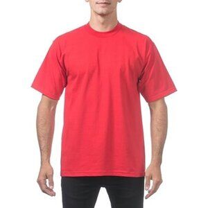 NWOT Lands' End Men's XXL Red Super-T Shirt 100% Cotton Short Sleeve Crew Neck